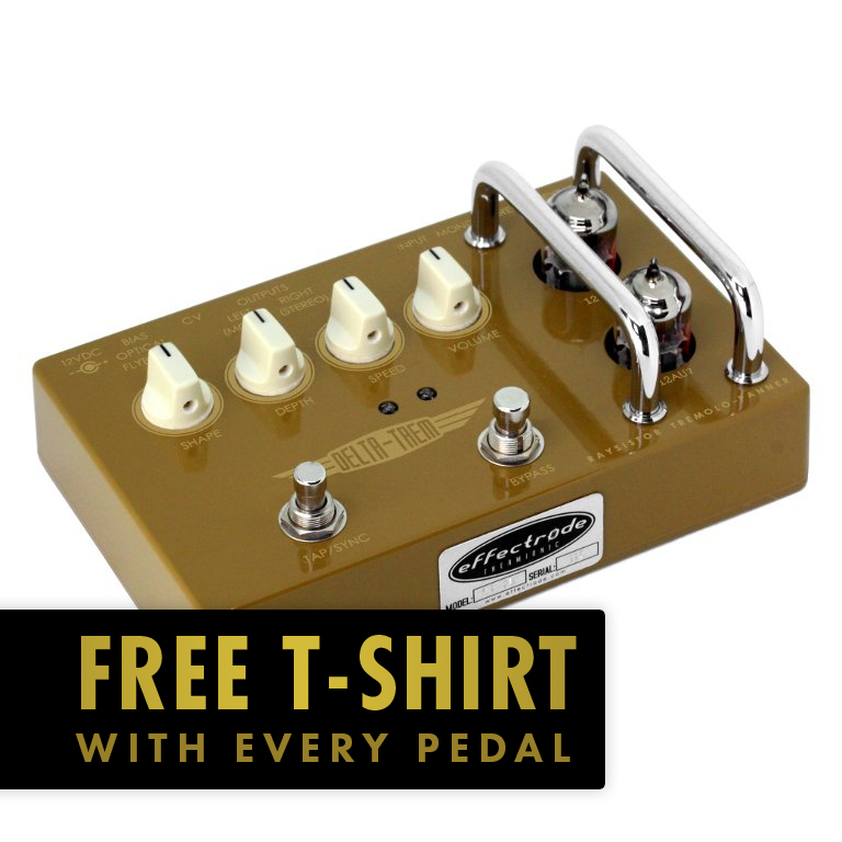 Delta Trem Tube Tremolo Guitar Pedal Effectrode