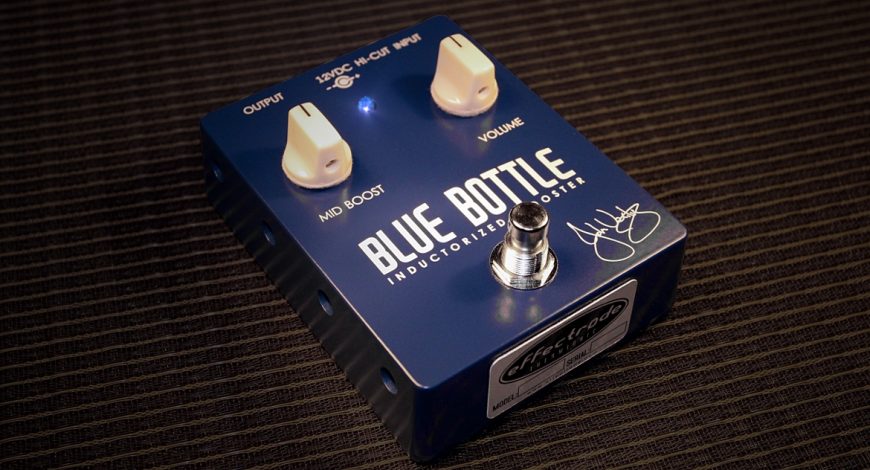 Blue Bottle booster pedal