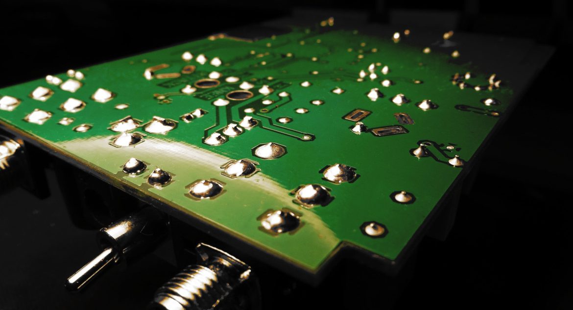 Emerald green printed circuit boards