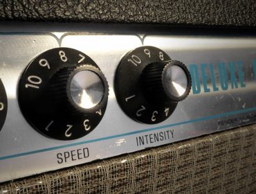 Fender Deluxe Reverb amp front panel
