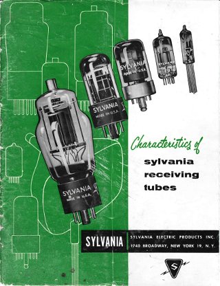Characteristics of Sylvania Receiving Tubes