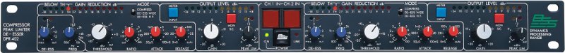 BSS DPR-402 is a 2-channel compressor/limiter