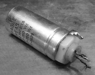 Vintage Sprague electrolytic capacitor